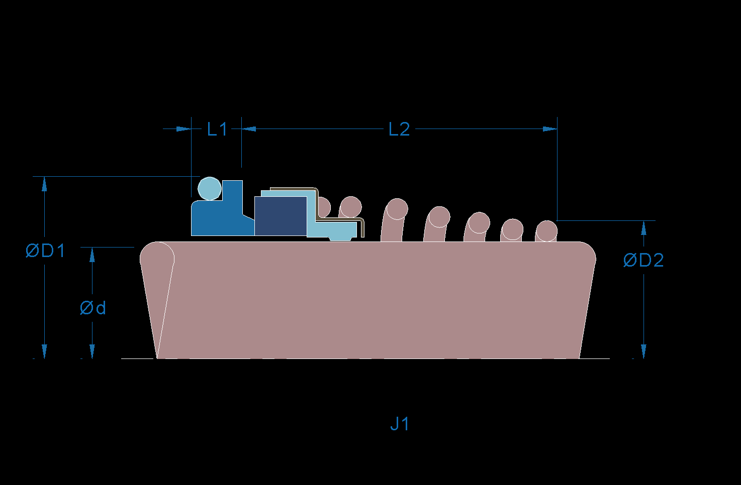 J1 ORING/TYPE 155